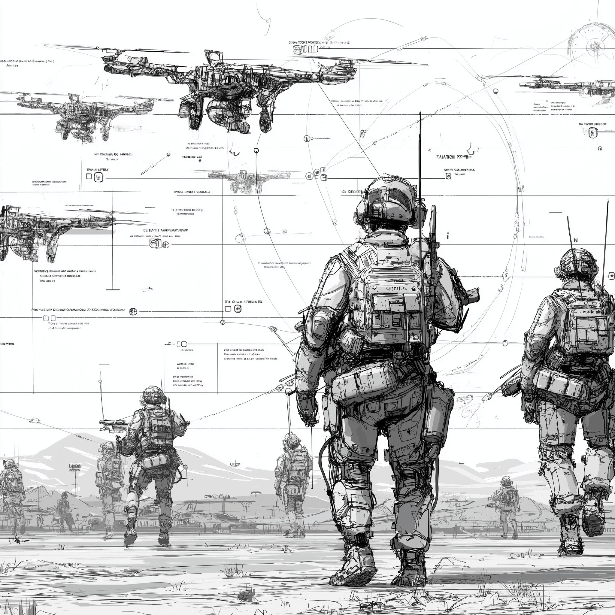Futuristic technology illustration